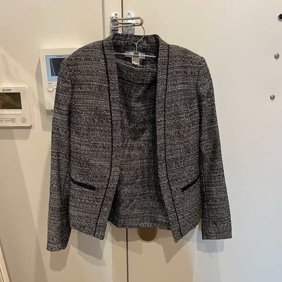 H&M Tweed Blazer Skirt Set